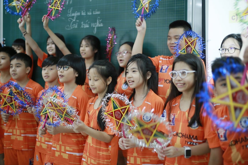 VASers Tiểu học hào hứng chuẩn bị Lễ hội Dân gian 2020